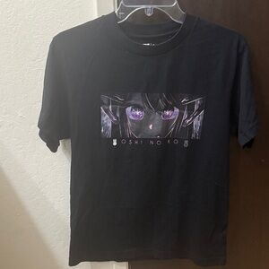 Oshi No Ko Black Graphic T-Shirt